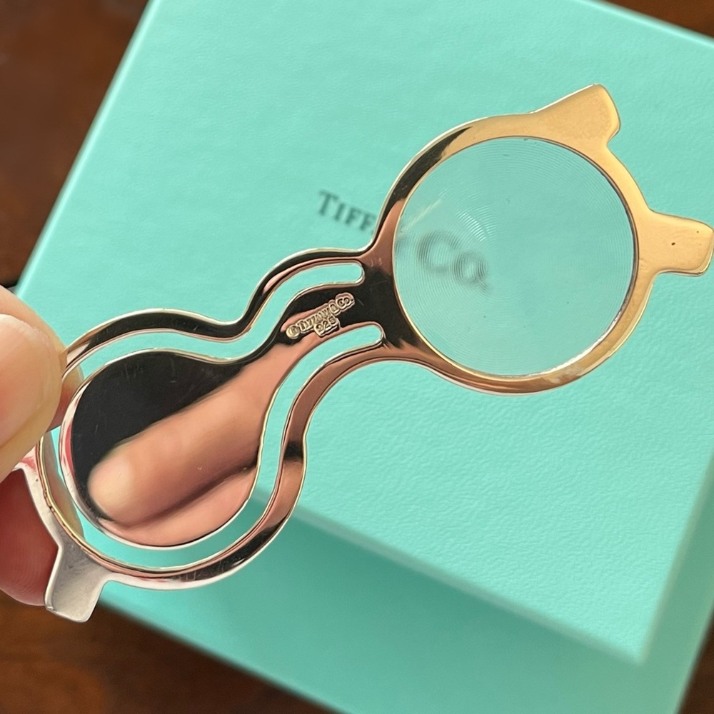 Tiffany & Co. Silver Magnifying Glass Bookmark - Picture 4 of 8
